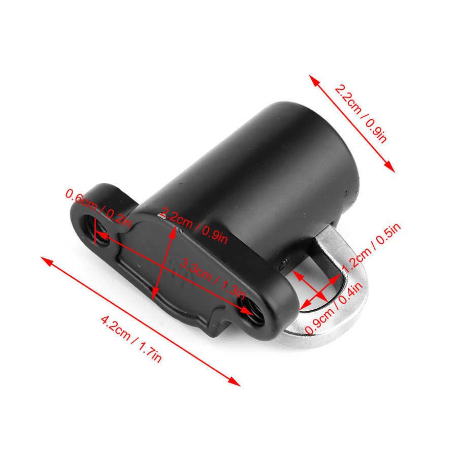 Universele Helm Lock Hanger Haak Kit Met 2 Sleutels Voor Motorrijwiel Bike