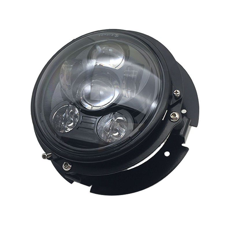 Support De Montage Pour Phare Voiture/moto 7 Pouces - Alliage D'aluminium Argenté - Compatible Jeep Wrangler JK, Harley