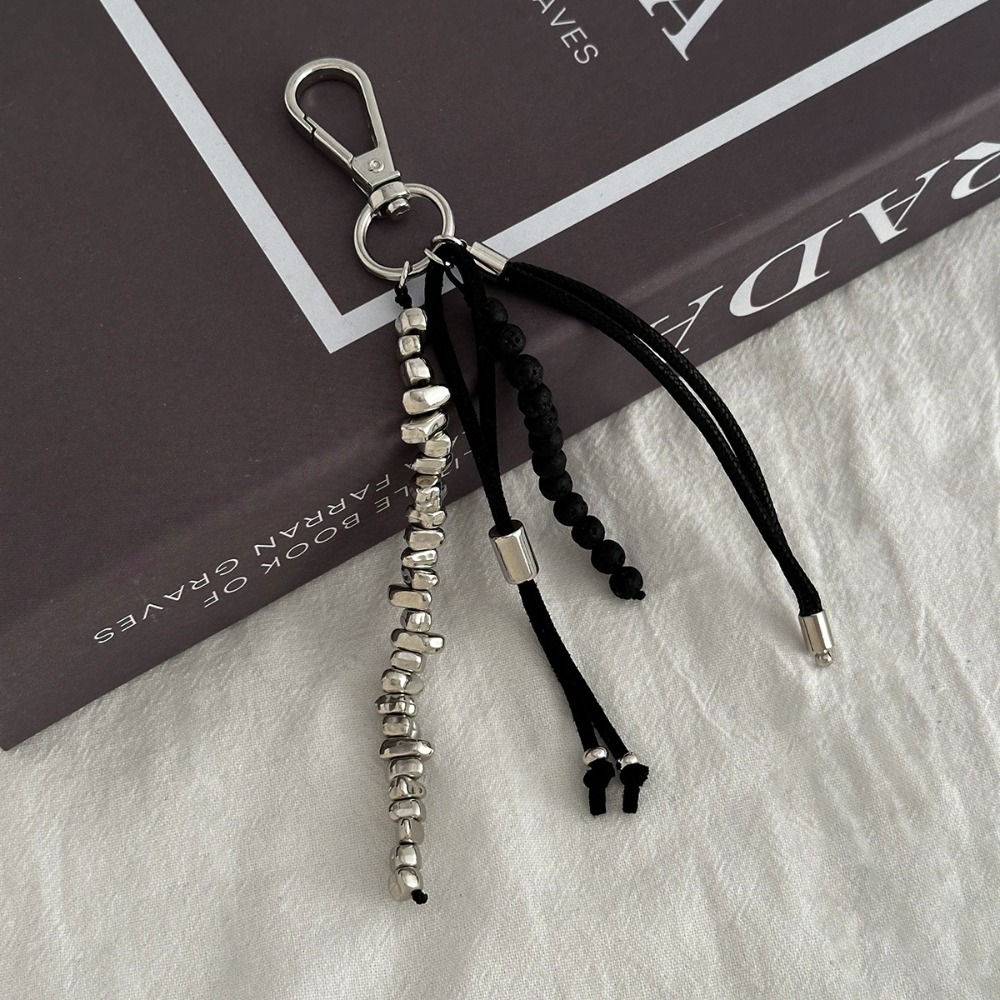 Moda metal pérola frisado chaveiro pêssego coração forma borla decoração saco de contas corrente pingente jóias saco acessórios: Azul