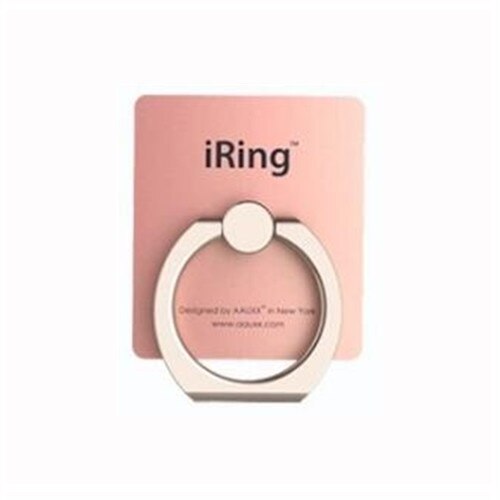 Telefonholder universal mobiltelefon iring 3d stativ finger grep stativ for iphone 11 pro max  xs 8 7 pluss finger ring holder: Rose gull