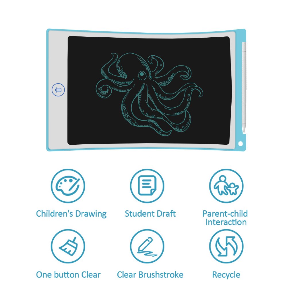Howshow 8.5 10 inch LCD Writing Tablet Digital Drawing Tablet Handwriting Pads Electronic Graphic Tablet Board Stylus mesa