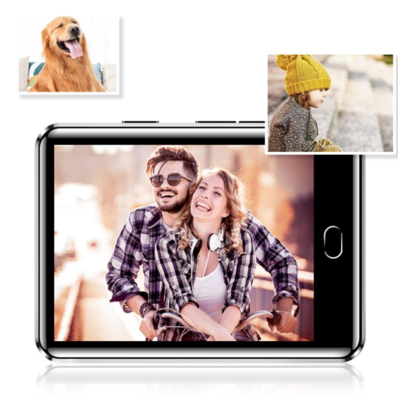 2.5 -zoll  mp4 musikplayer mit vollbild-bluetooth-funktion, externem, verlustfreiem klang dank zinklegierung und  mp4 tasten zur bildschirmsteuerung
