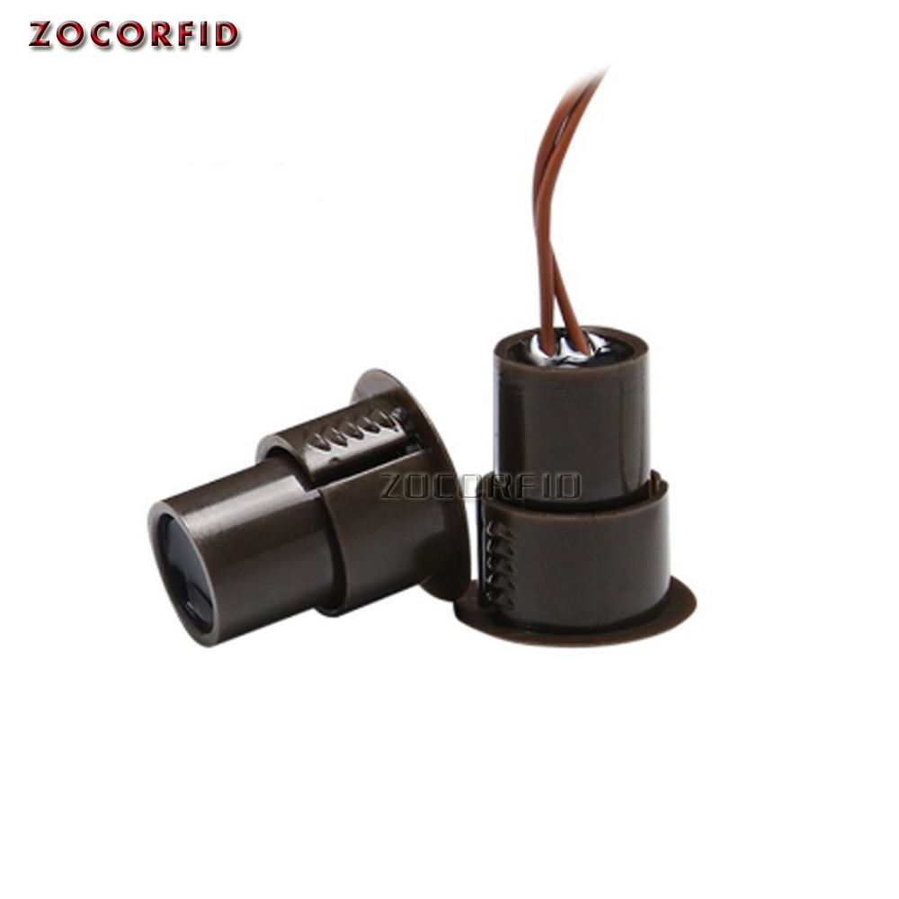 Interruptor Magnético de contacto con cable para puerta, sensor de puerta, interruptor de alarma para sistema de alarma de seguridad, tipo NC
