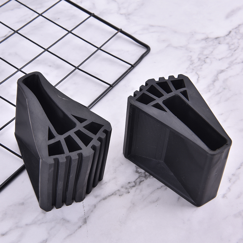 2 Stuks Ladder Ronde Voet Cover Prachtige Duurzame Multifunctionele Vouwladder Waaiervormige Voet Cover Anti-Slip mat: Default Title