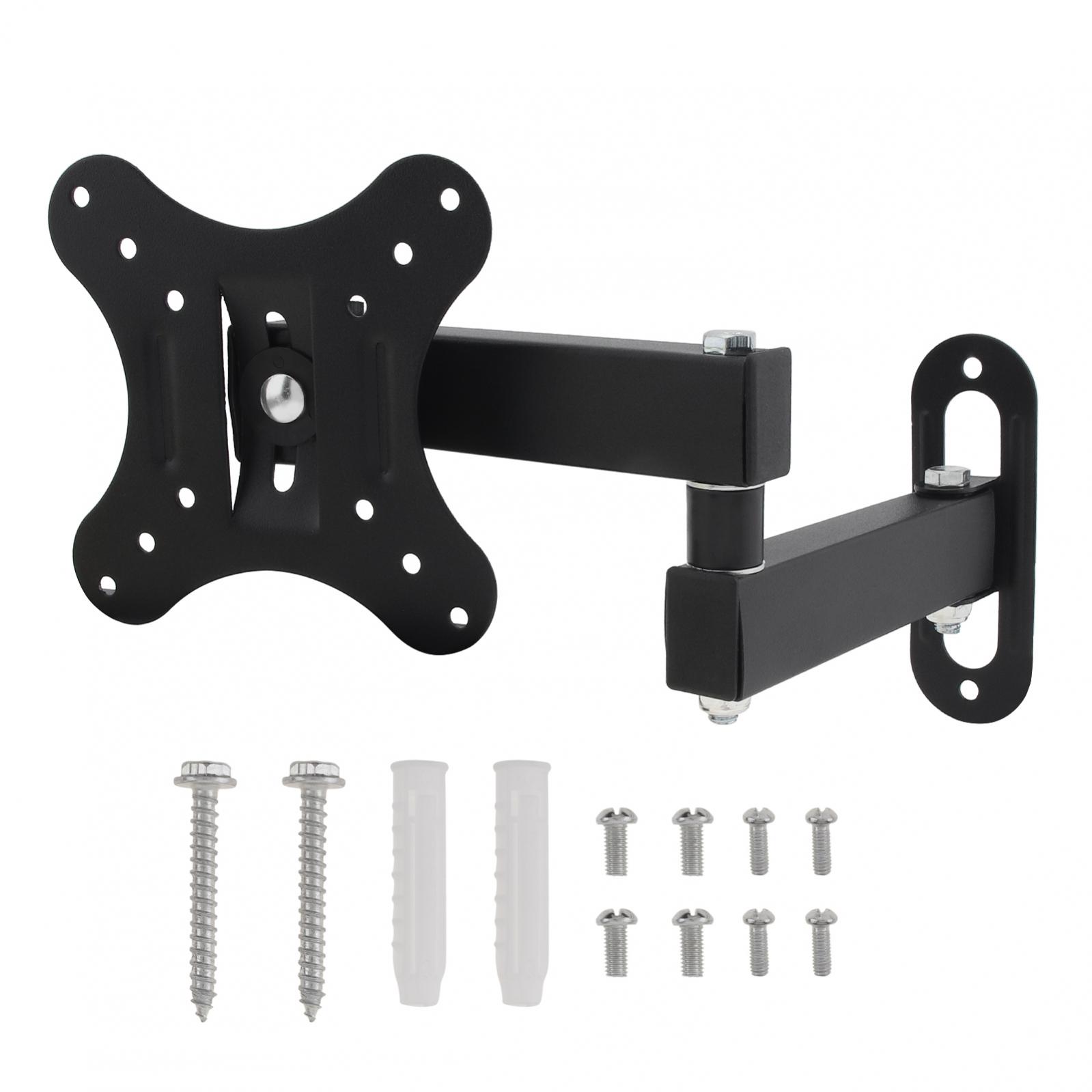 Universal Adjustable TV Wall Mount Bracket Universal Rotated Holder TV Mounts for 14 to 27 Inch LCD LED Monitor Flat Pan