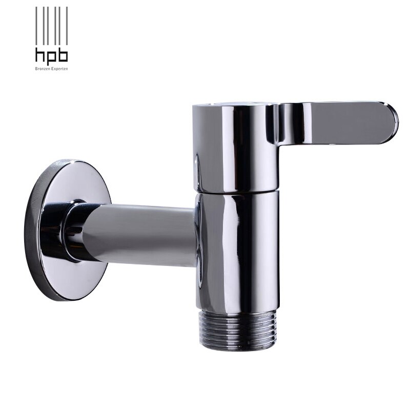 HPB Brass G1/2 G3/4 Bibcock Laundry Utility Faucets Garden Faucet Decorative Outdoor Faucet Washing Machine Connector Tap HP7302: Default Title