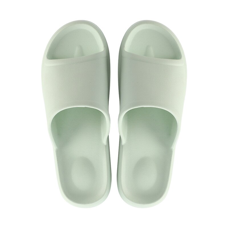 Xiaomi Leisure Bathroom Home Men Woman Slippers Dust-proof Non-slip Soft Bottom Bathing Flip Flop Lightweight Sandals: green 35-36