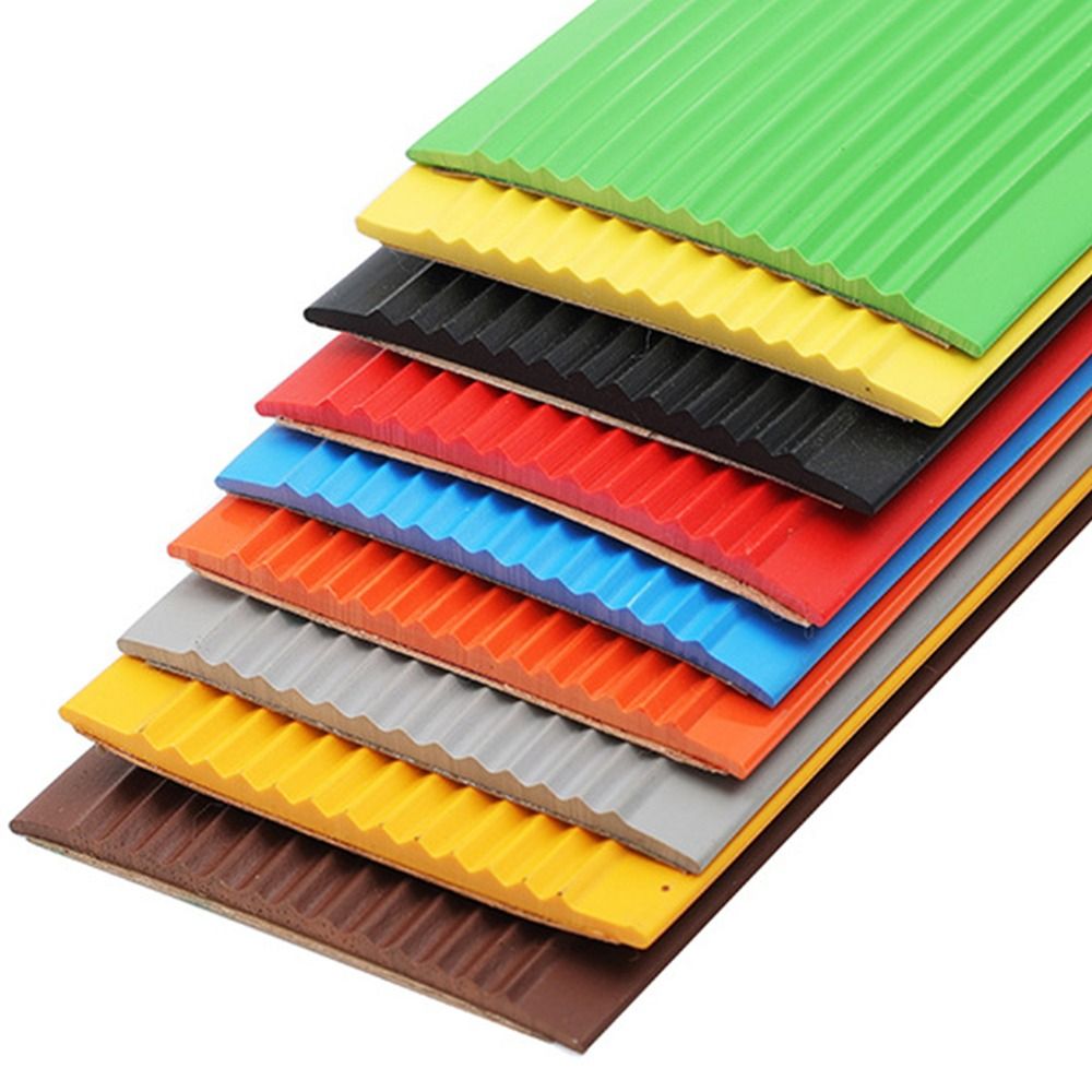Almohadillas de alfombra de 100cm, tira de escalera antideslizante autoadhesiva, tiras de escaleras antideslizantes de PVC, protección de escalera para jardín de infantes
