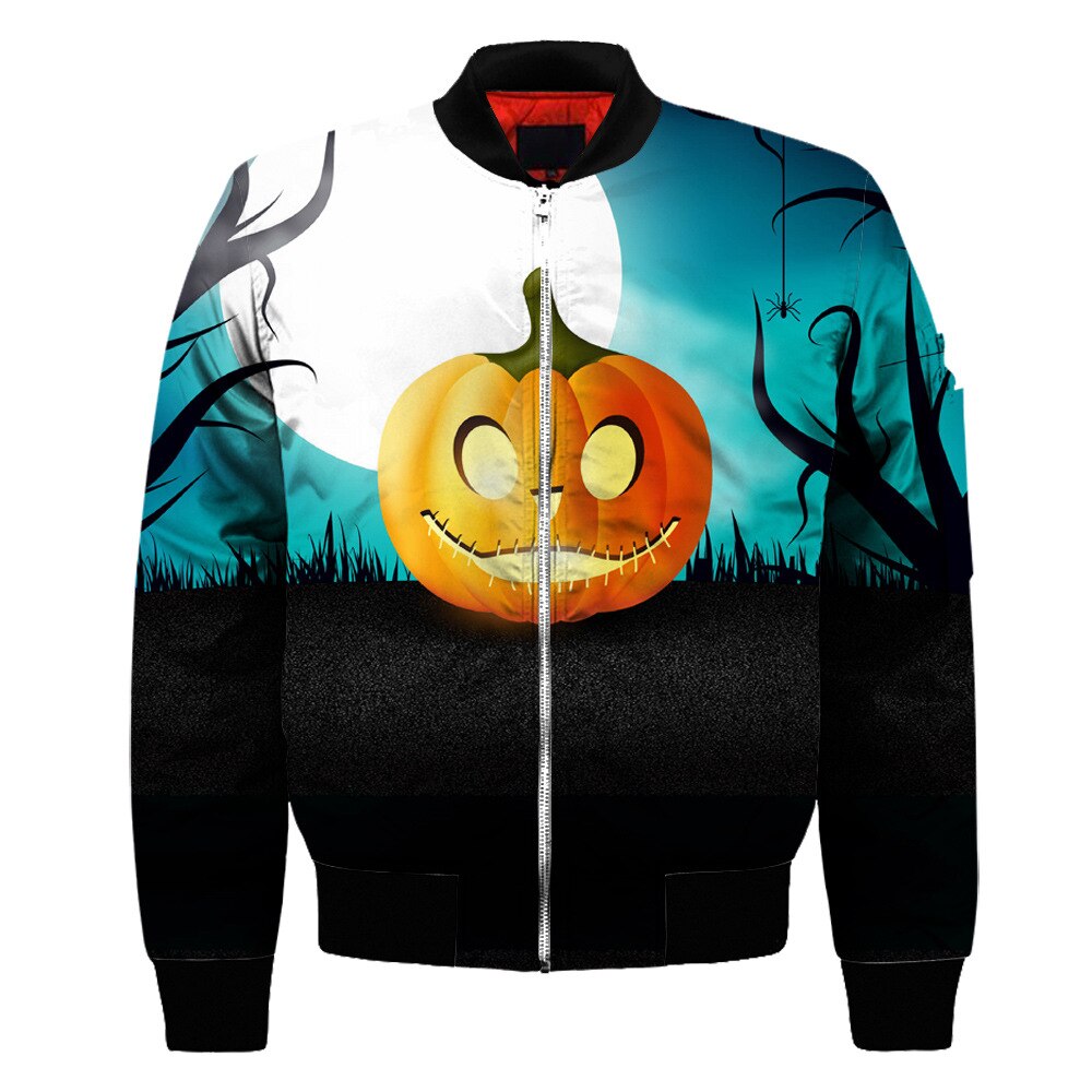 Dallas Casual American Football Cowboys Bomber Jassen Blauwe Vlam Rugby Print 3D Mannen Dikke Jassen: 4XL
