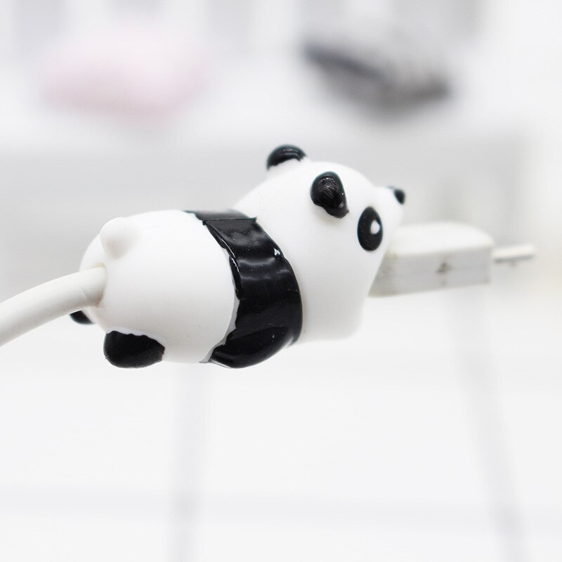 1PCS Nette Tier Kabel Wickler Kopfhörer Protector USB Linie Telefon Halter Zubehör Verpackung Veranstalter Reisen zubehör: 2