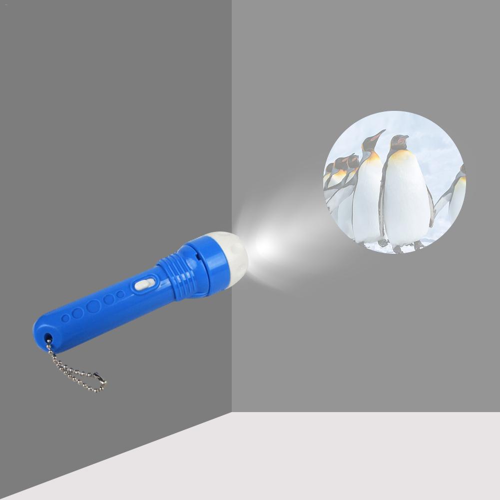 11.5cm Mini Led Mini Projector Zaklamp Bedtime Nachtlampje kinderen Speelgoed Zaklamp Dinosaurus Ruimte Oceaan Projectie Flashlig
