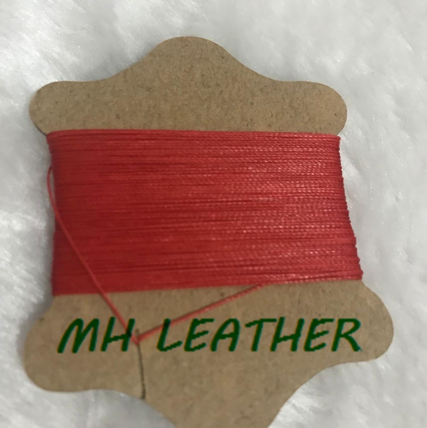 LX003 0.45mm Twist Round Waxed Thread String For Leather Sewing Thread Handmade Waxed thread: 10