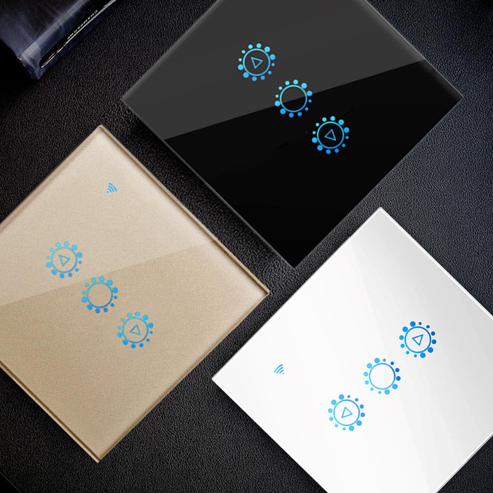 Wifi Dimmer Smart Light Touch Wall Switch 220V 110V eWeLink APP Work with Alexa Google Home EU US Black Gold Wifi Dimmer