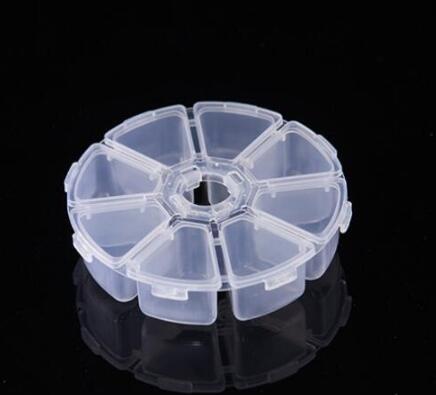 56/28/64 Grid 5d Diamond Painting Accessories Storage Box Diamond Painting Drill Storage Box Transparent Container For: 8pcs box / 1set