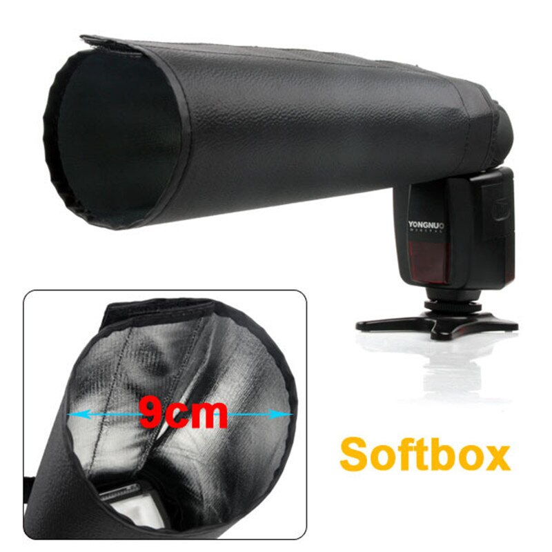 Difusor plegable Snoot Flash Softbox para YONGNUO, CANON, NIKON, SONY, PENTAX, SHANNY