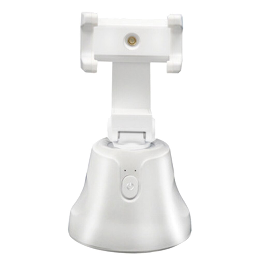 Auto Smart Shooting Selfie Stick Intelligent Follow Gimbal AI-composition Object Tracking Auto Face Tracking Camera Phone Holder: White