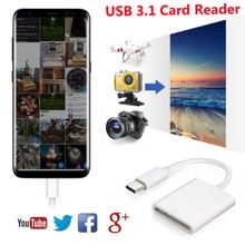 USB 3.1 typ C USB-C robić czytnika kart SD SDXC adapter robić macbooków i telefonów komórkowych