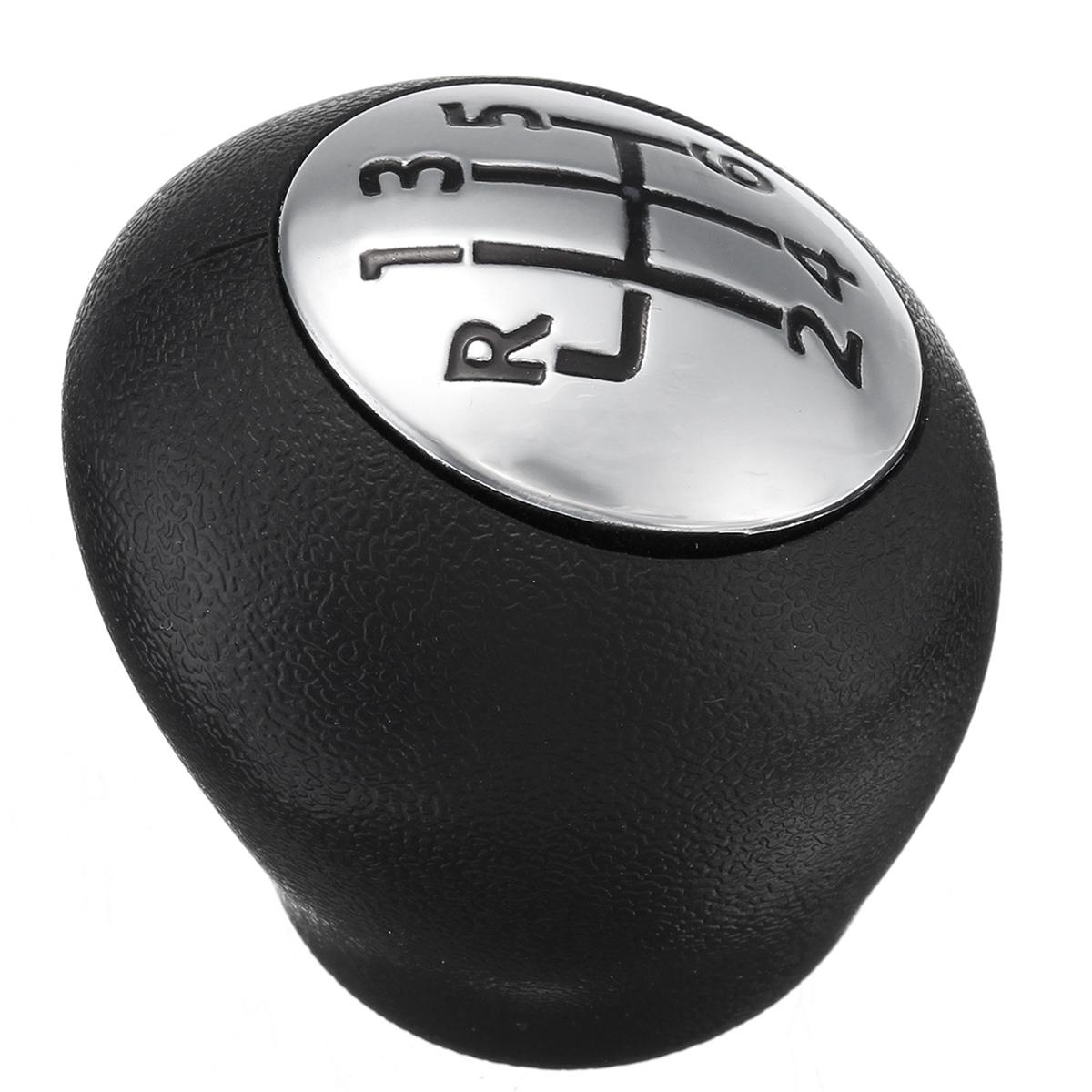 6 Speed PU Leather Gear Shift Shifter Knop Lever Stick voor Renault Megane Laguna Scenic Voor Vauxhall voor Opel 2007