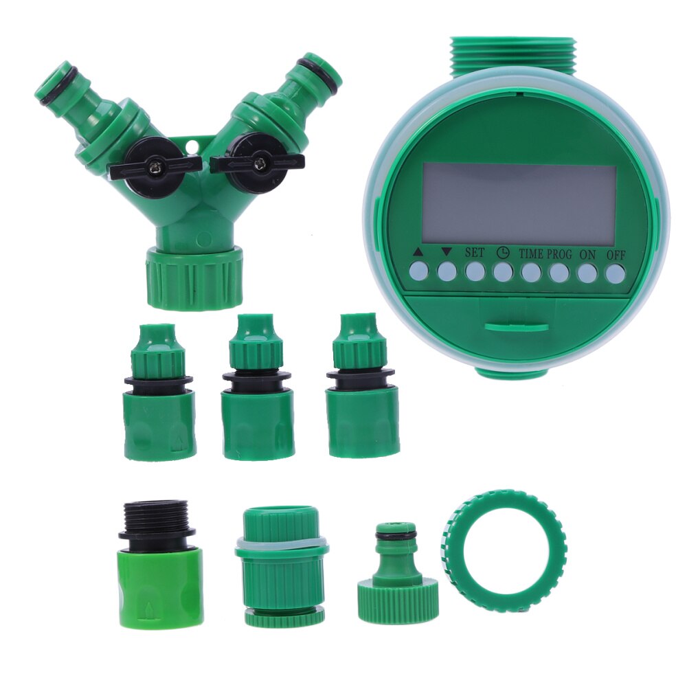 Garden Irrigation Timer Set Quick Release Garden Watering Timer Controller Without Battery Green