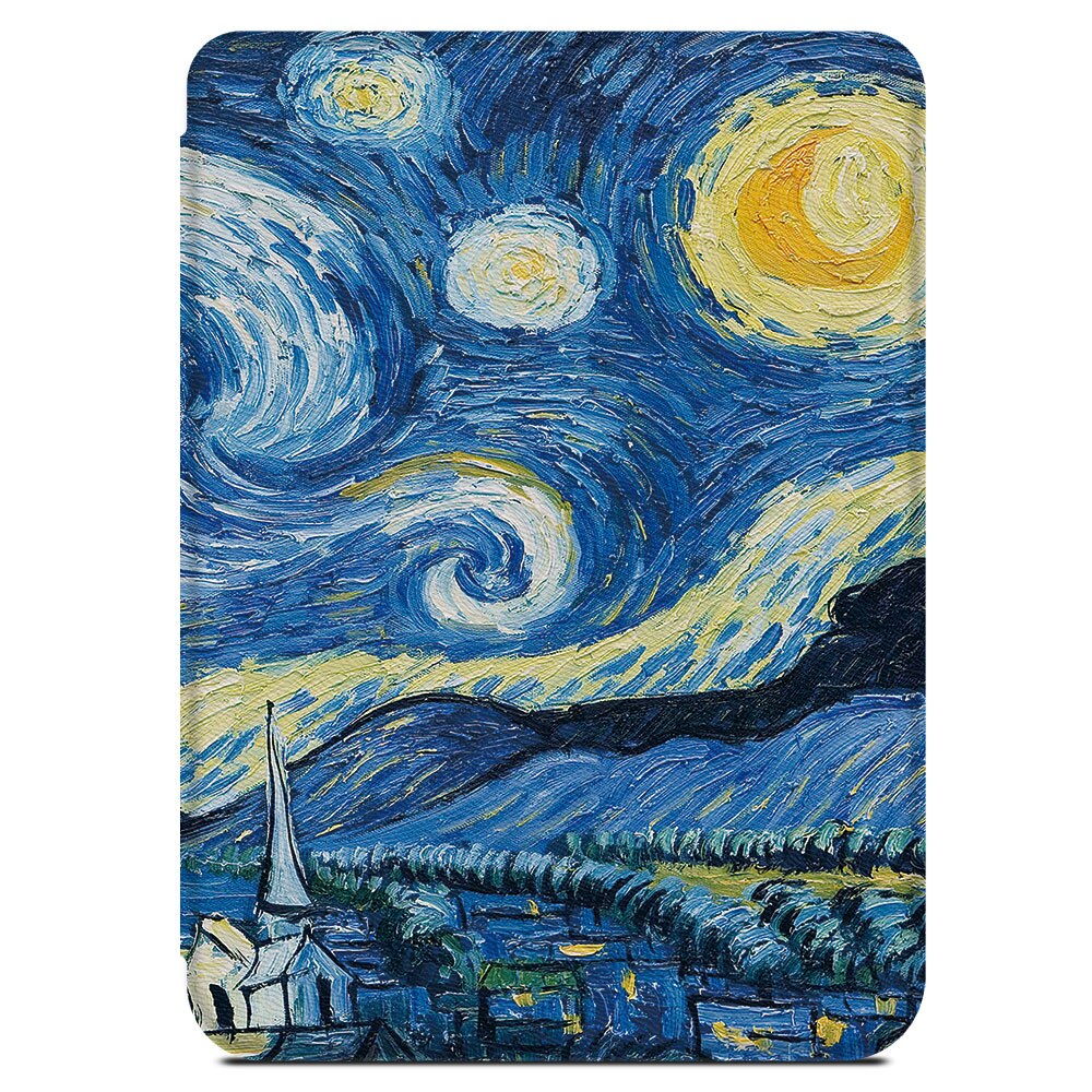 Bozhuorui Case Voor Alle Kobo Nia E-Reader Release-Lichtgewicht Fit Slim Smart Beschermhoes met Auto Sleep/Wake: Starry sky