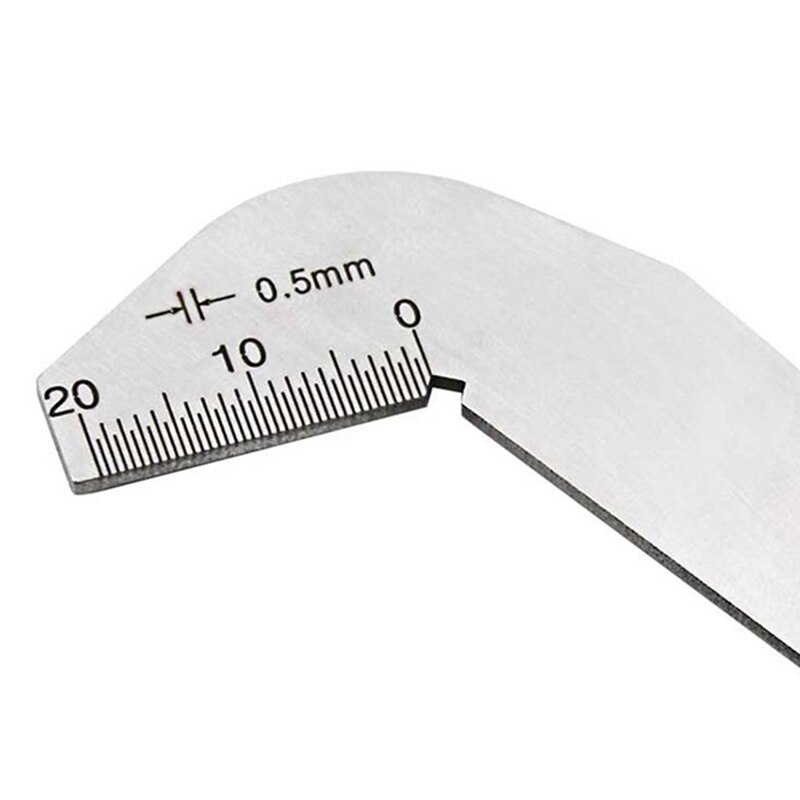 118 Degree Twist Drill Bits Angle Gage Grinding Center Gauge Sharpening Tools Stainless Steel corner Front edge measuring Top