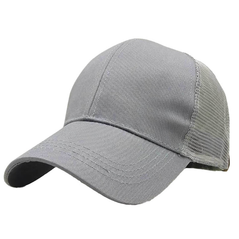 Kvinder glitter hestehale baseball kasket far hat mesh trucker kasketter rodet bolle sommer hat kvindelige snapback justerbare hip hop hatte: 04