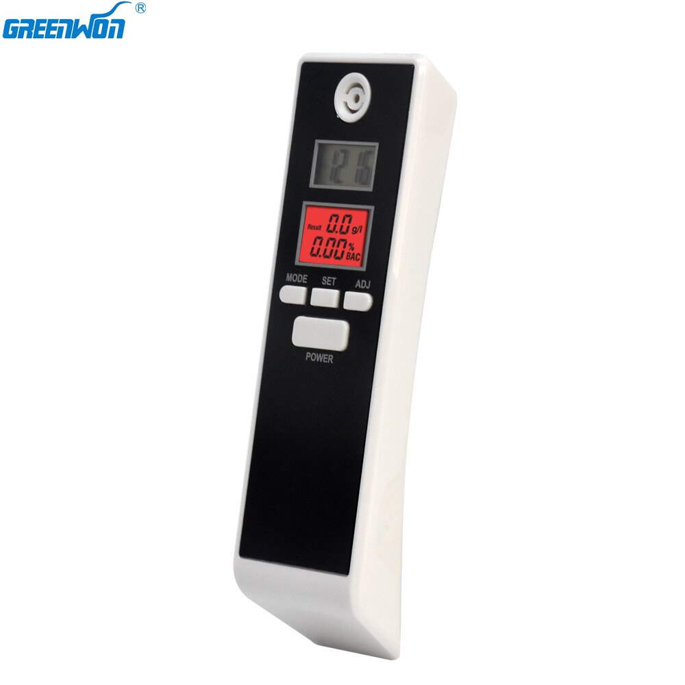 FREENWON CPAM dubbele LCD alcohol tester met rode zaklampen blaastest Alcohol Detector PFT661S