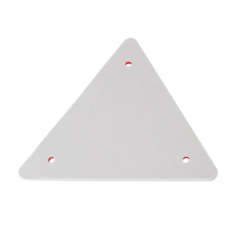 2 Pcs Triangle Warning Reflector Alerts Safety Plate Rear Light Trailer Fire Truck Car