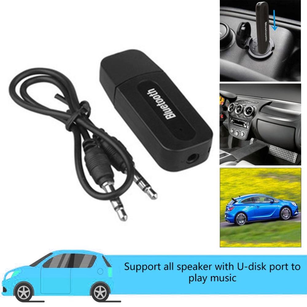 Draadloze Auto Usb Adapter 3.5Mm Jack Aux Muziek Stereo Receiver Bluetooth Zender Voor Mobiele Telefoon Auto Speaker