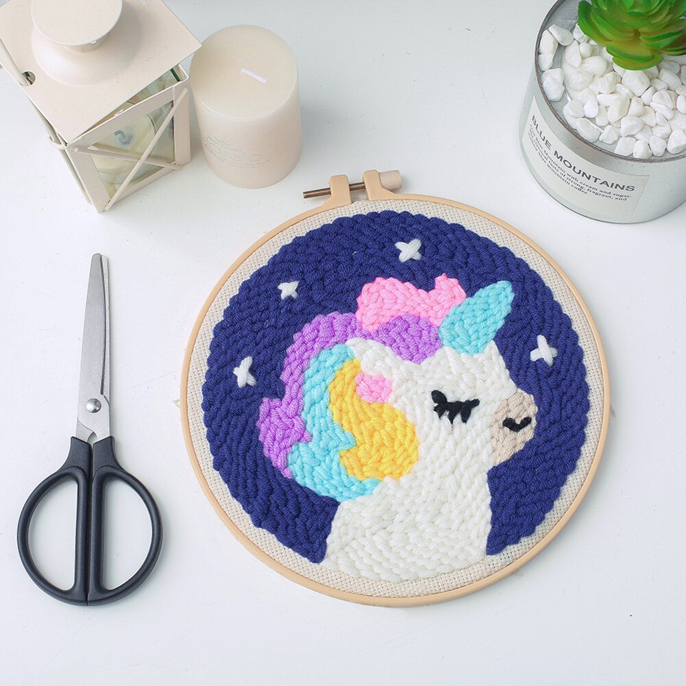 Monks Cloth for DIY Embroidery Needlework Fabric Sewing Punch Needle Accessory Handmade Chrismas 6 sizes