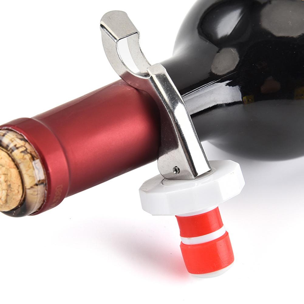 1pcs multifunctionele Rvs Rode Wijn Flesopener Siliconen Stopper Wijn Bier champagne Opener Bar Tool Keuken gadgets