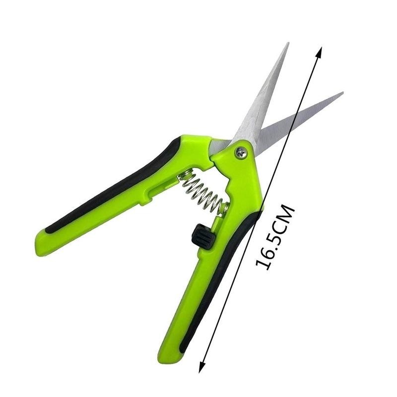 1pcs Garden Pruning Shears Functional Cutter With Straight Steel Grape Fruit Picking Branches Scissors Garden Tools