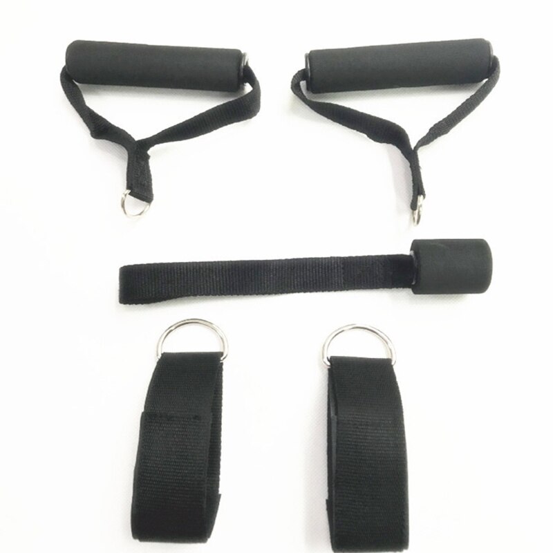 Pull Rope Handle Durable Wide Resistant Grips Gym Training Heavy Duty D-Handle