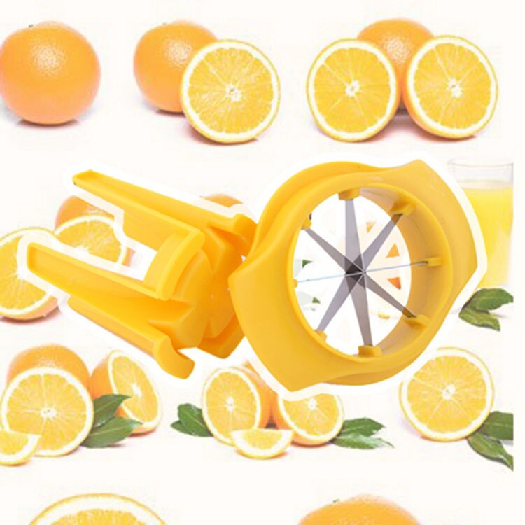 1PC Lemon Lime Orange Slicer Wedger Cutter Squeezer Fruit Garnish Peelers Splitter Kitchen Tool Orange Easy EKX 021
