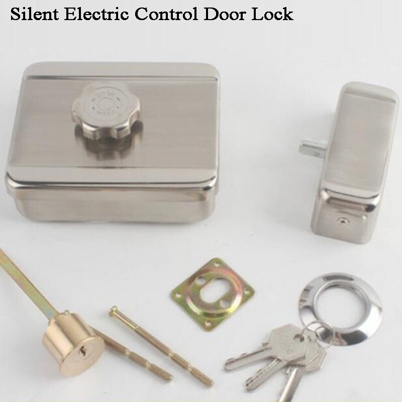 DC12V Powered Gate Access control Lock Key Hidden Lock Electric Lock Door Opener Motor Lock