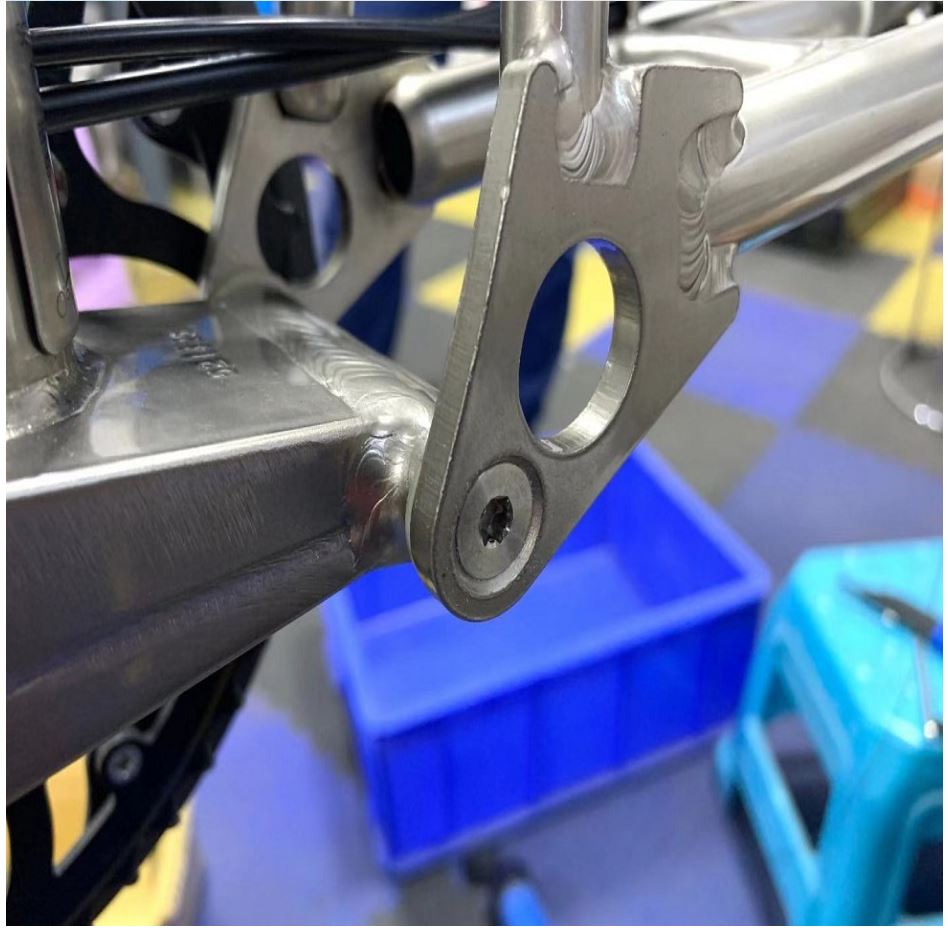 Cykelstel ti titanium bolte til brompton trekant folde cykel titanium dele