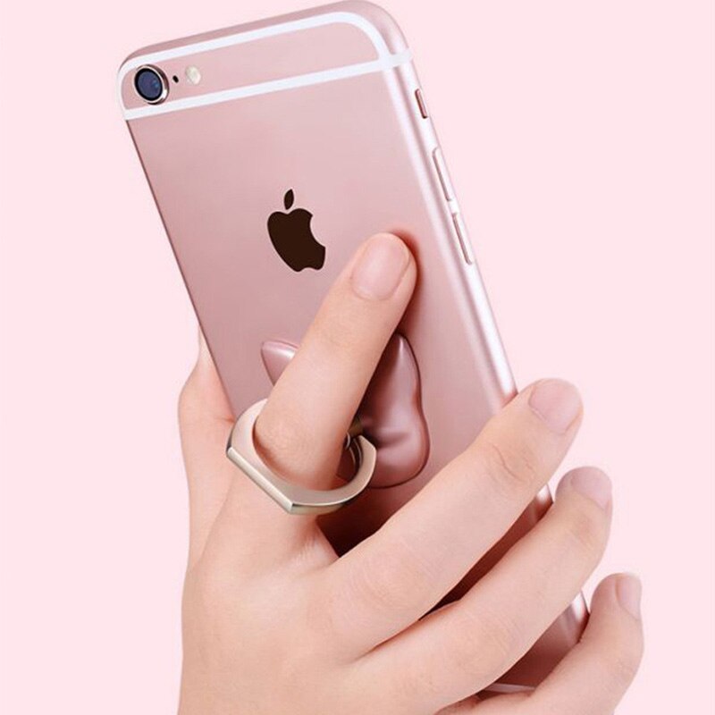 Finger Ring praktisch Smartphone Ständer Halfter Für iPhone XS Huawei Samsung praktisch Clever-Runde Telefon Ring Halfter Auto Halterung stehen