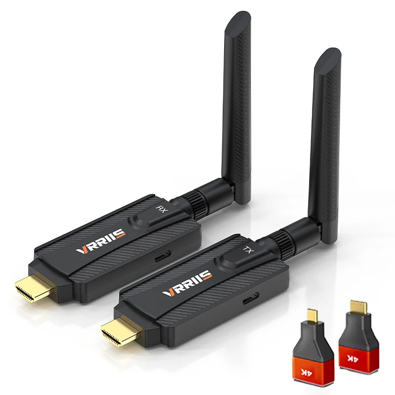 5g 1080p 200m langaton hdmi-videolähetin ja -vastaanotin jatkepakkaus tv-tikkuadapteri tv-boksiin, näyttöön, projektoriin, tietokoneeseen: Default Title