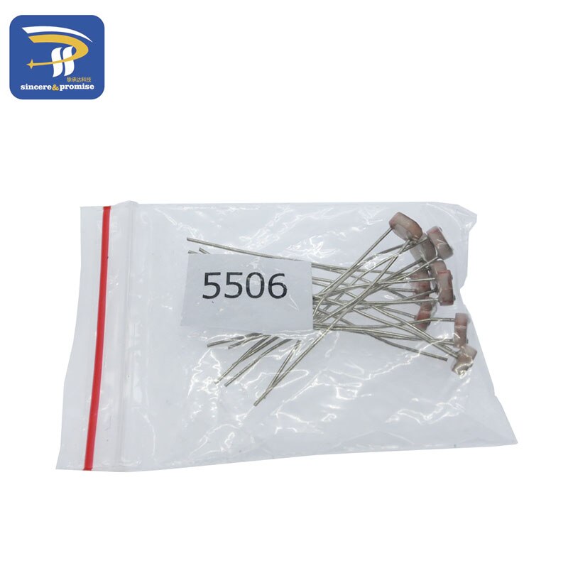 Photoresistor kit 5 soorten * 10 stuks 5506 5516 5528 5537 5539 kit Light Dependent Resistor LDR 5MM Photoresistor pakket