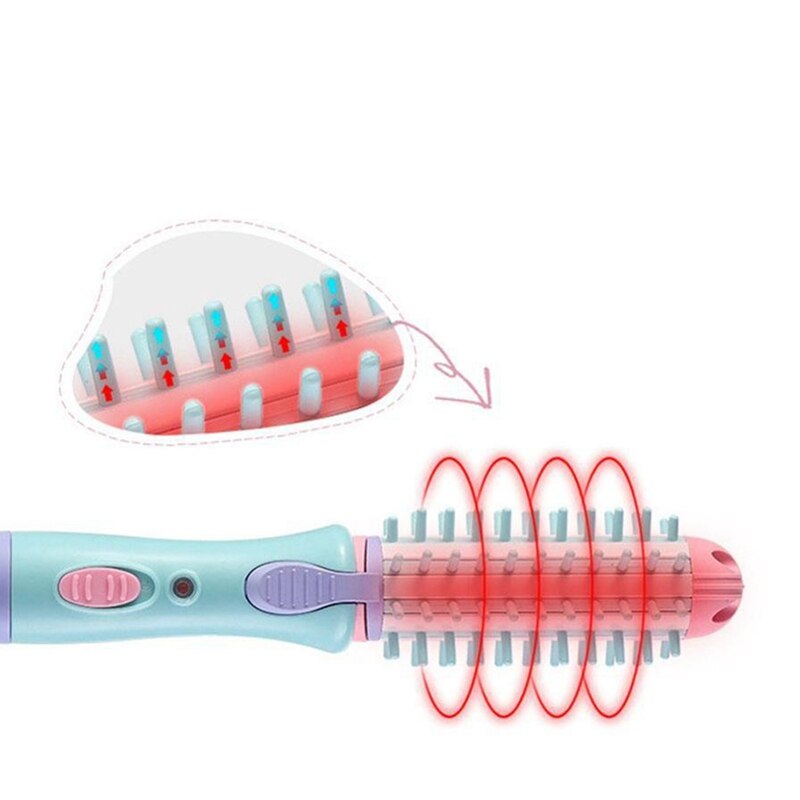 Elektrische Haar Styler Curler Krultangen Drogers Reizen Stijltang Keramische Ionische Haar Krultang Brush Eu Plug