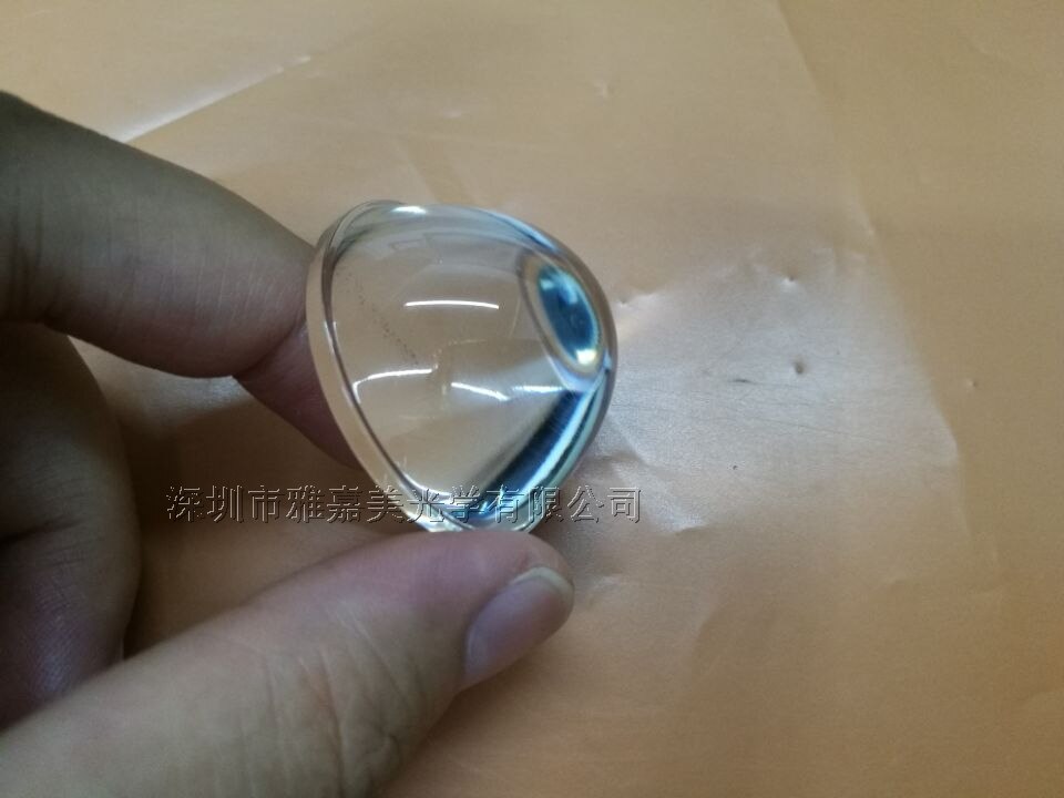 LED optical glass lens Diameter 38MM, Height 19.5MM and 10MM Plano convex lens ,power LED lenses