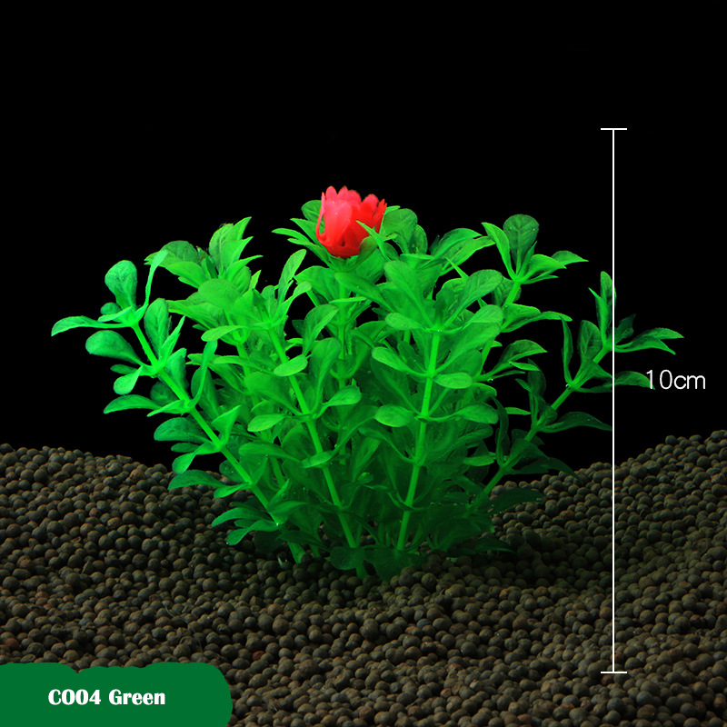 Z tworzywa sztucznego symulacja rośliny wodne ozdoby dekoracja akwarium akcesoria akwarium krajobrazu 1 sztuk: CO04 zielony