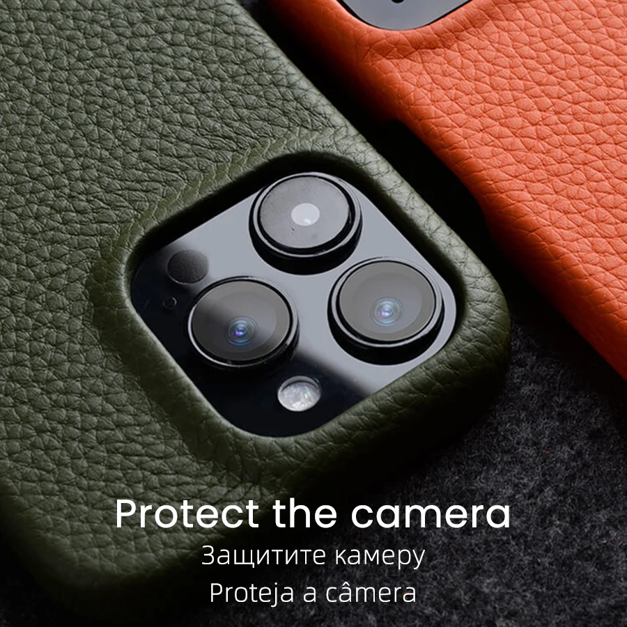 Melkco Premium Genuine Leather Case for iPhone 15 14 Pro Max Plus Magnetic Luxury Business Natural Cowhide Phone Cover