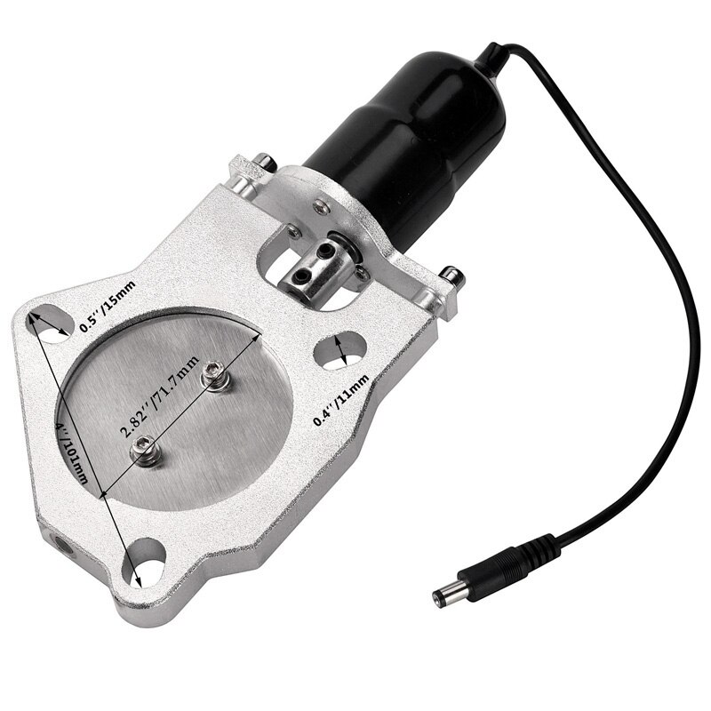 3 Inch Electric Stainless Exhaust Cutout with Remote Control with Be Cut Pipe Exhaust Cut Out Kit Car Complete Installations