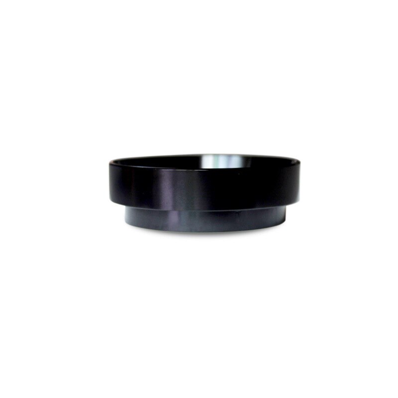 Anneau de dosage de café en aluminium, distributeur de café fait à la main 51/53/58mm, anneau d'entonnoir de dosage expresso, 1 pièce: Black / 58mm
