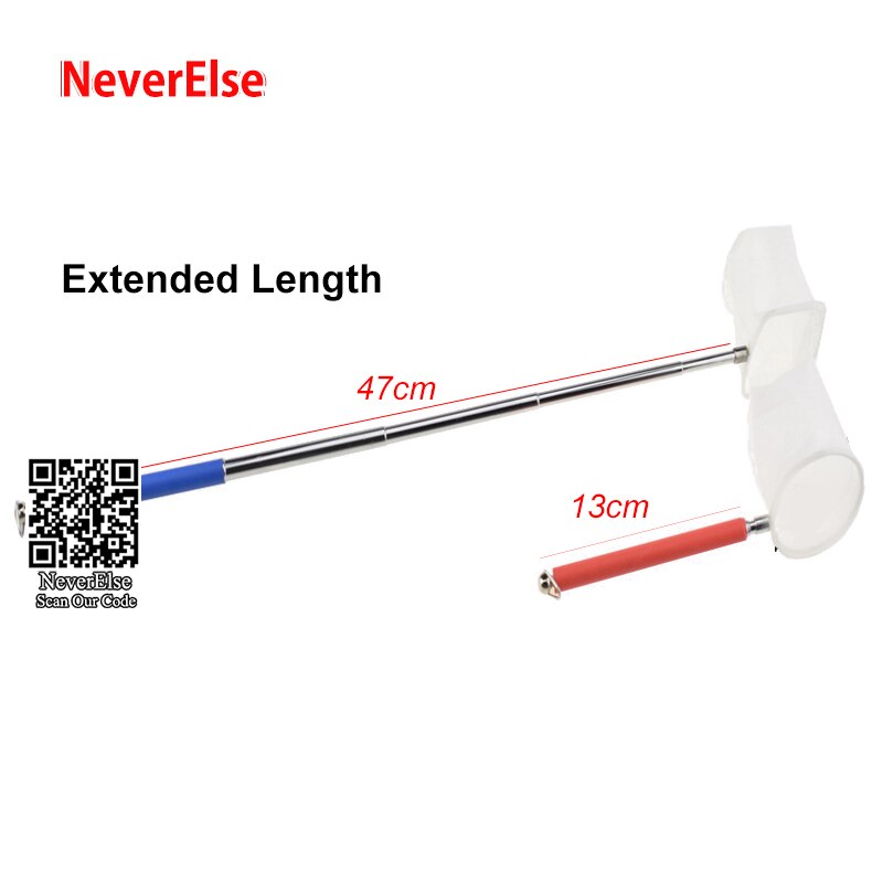 Retractable Aquarium Fish Tank Net to Catch/Feed Small Fish Shrimp, Pocket Cleaning Tools to Remove Algae, Aquarium Accessories