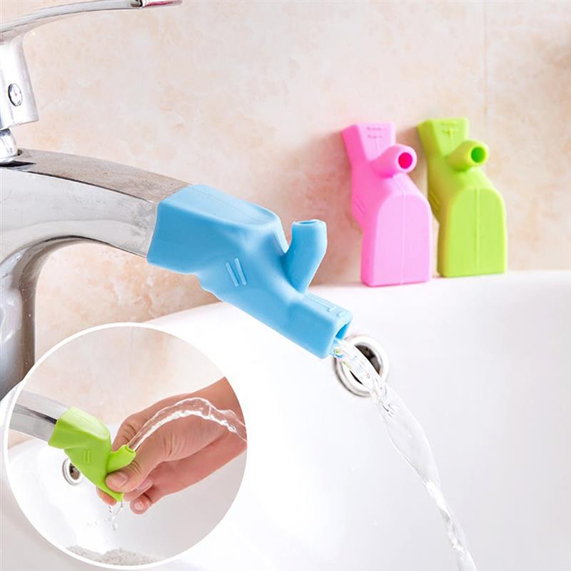 Kraan Extender Keuken Badkamer Water Tap Extension Kids Water Bereiken Kraan Siliconen Extender