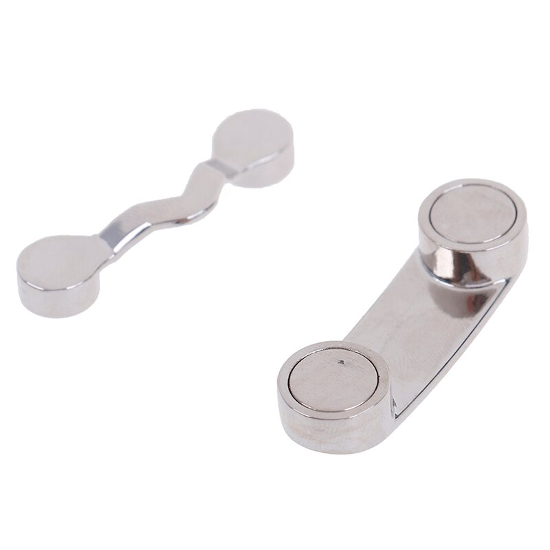 1 Pcs Zilver Zinklegering Magnetische Bril Houder Zonnebril Clip Universele Voor Moeder Vader Hang Magneet Haak Shirt