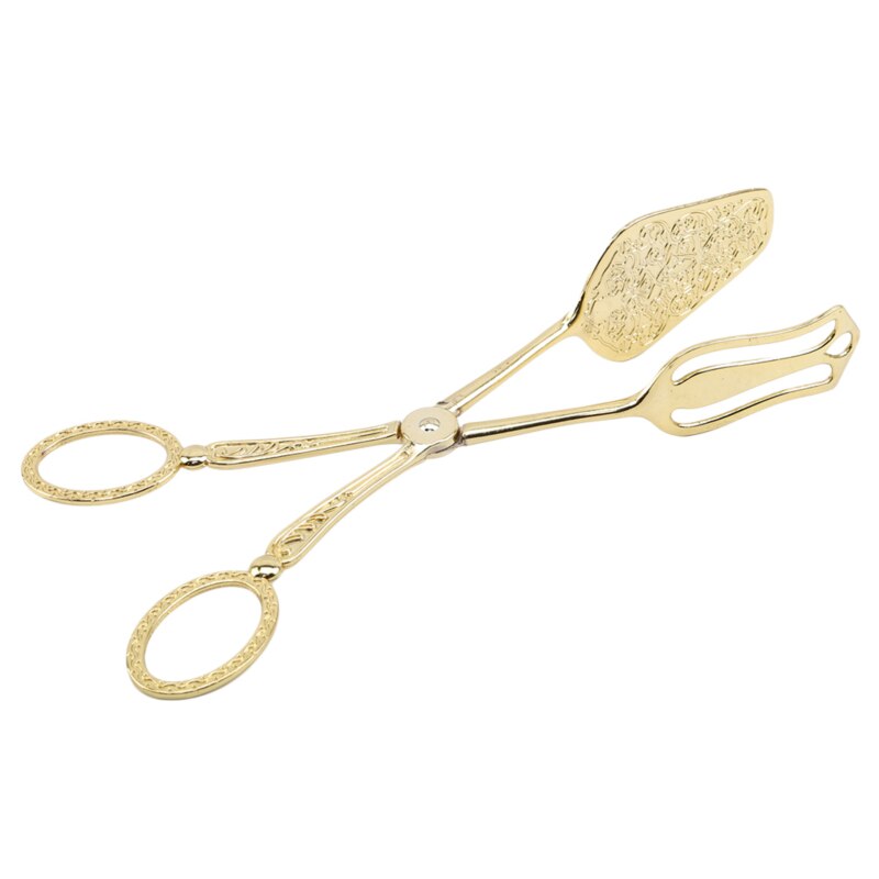 UTHCLO 2er Set Servierzangen - Praktische Scherenzangen Für Salat, Grill & Buffet