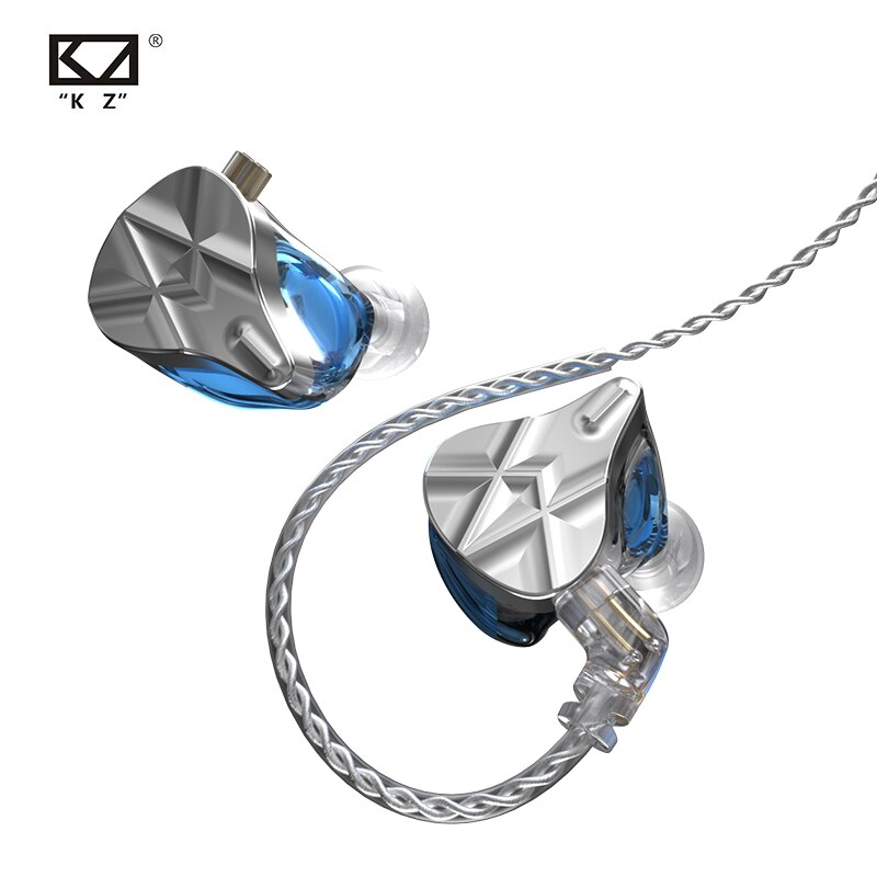KZ ASF 10 Balanced Armature Driver HIFI In Ear Earphone DJ Monitor Earbud 10BA Noise Cancelling HeadsetKZ ZAX ASX ZSX TRN BA5 BA